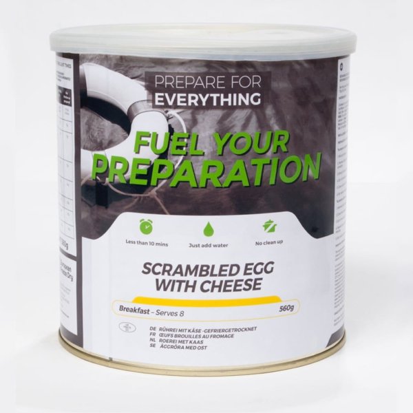 Fuel Your Preparation | Røræg med ost | Frysetørret mad | 560g
