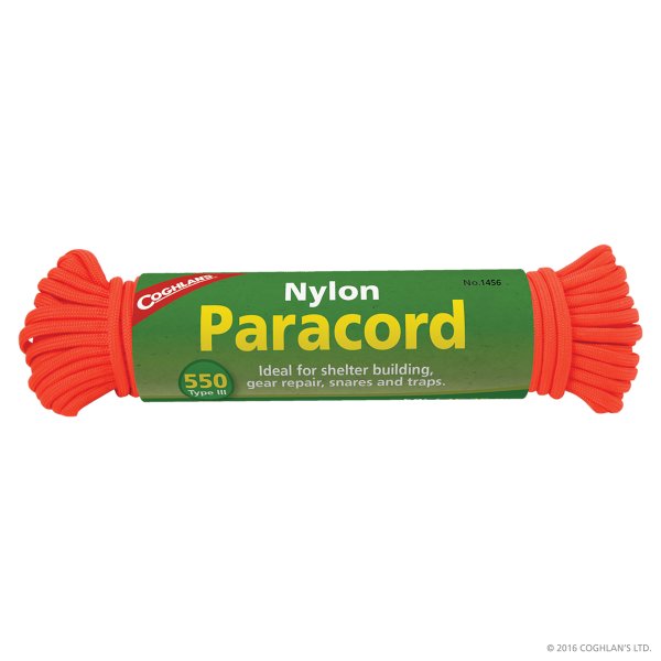 Coghlan's Paracord 550 Orange 50 fod
