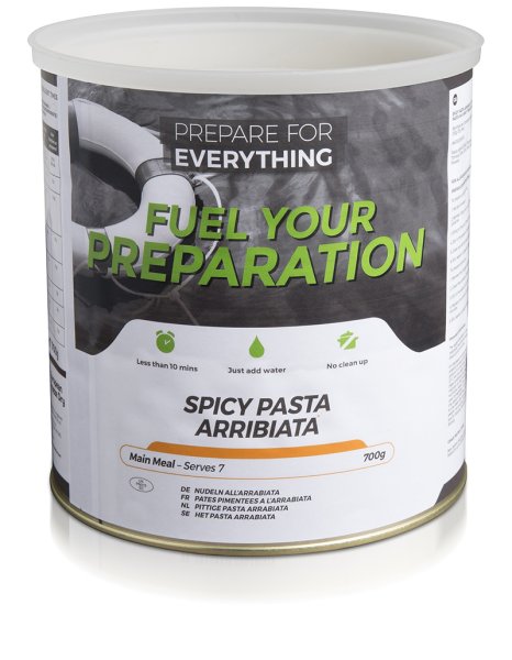 Fuel Your Preparation | Spicy Pasta Arrabiata | Frysetørret mad | 700g
