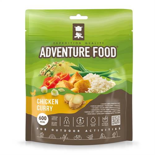 Adventure Food | Kylling i karry | Frysetørret mad | 148g