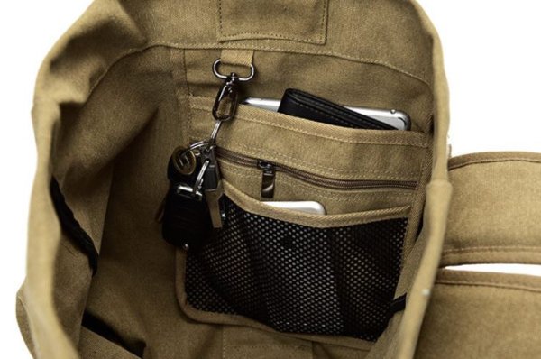 Duffel i lærred
