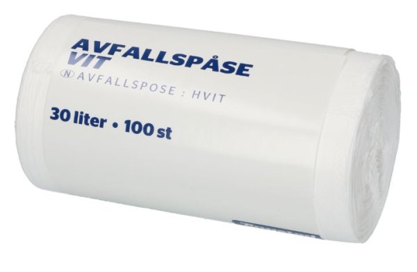 Affaldspose 30L 100stk