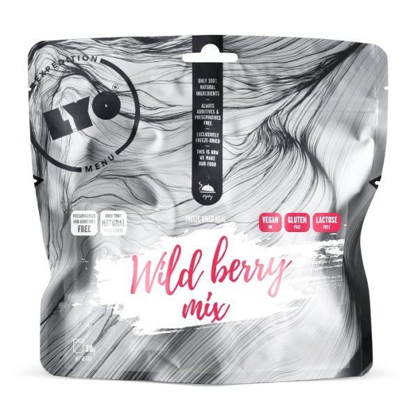 LyoFood | Wild berry mix | Frysetørret mad | 30g