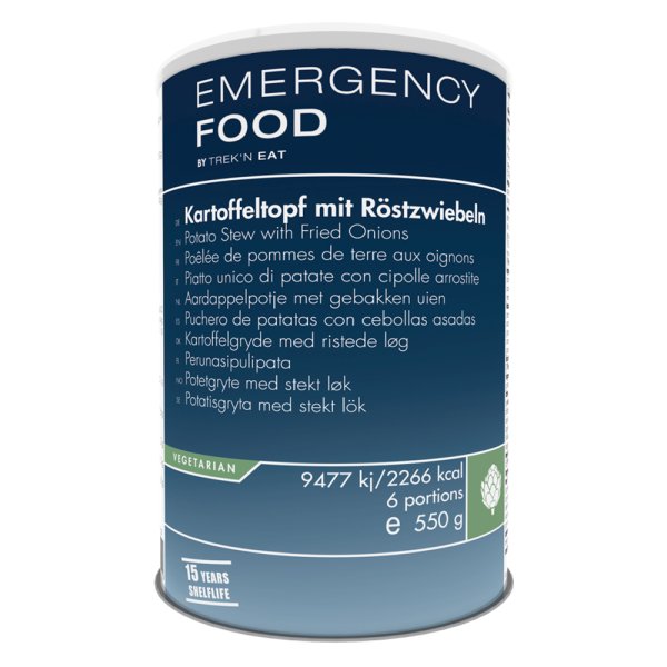Emergency Food | Kartoffelgryde med stegte løg | Frysetørret mad | 550g
