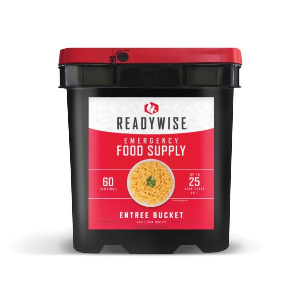 ReadyWise Entree Bucket | Frysetørret mad | Måltidspakke | 3360g