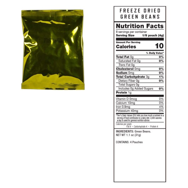 ReadyWise frysetørret grøntsagsbøtte | Frysetørret mad | Måltidspakke | 926g