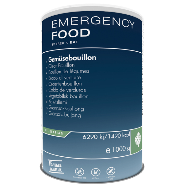 Emergency Food | Clear Bouillion | Frysetørret mad | 1000g