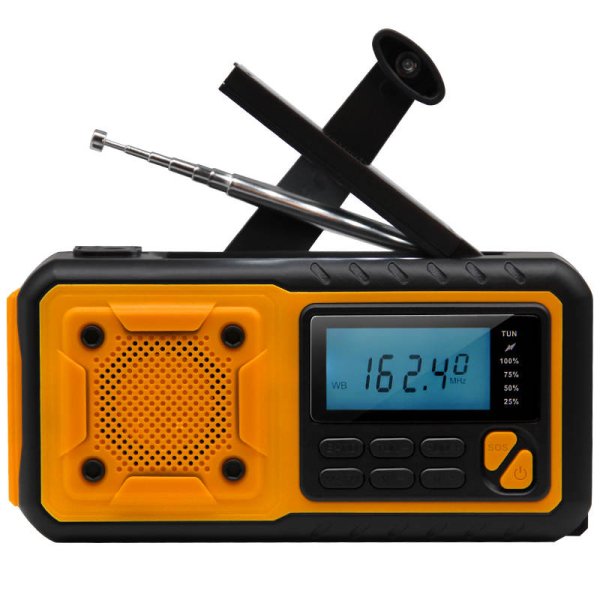 Nødradio SY-376 med solceller og 4000 mAh powerbank