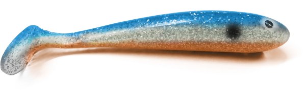 The Demon Shad 7 cm, spøgelsesblå
