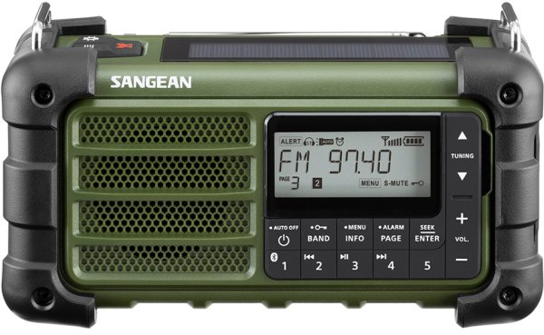 Sangean MMR99 Grøn | Nødradio med powerbank