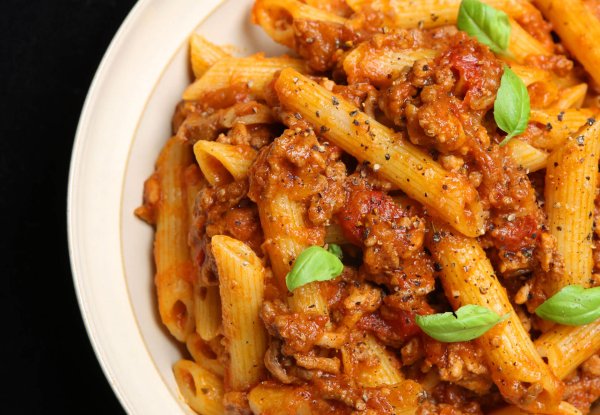 Adventure Menu | Penne bolognese med parmesan | Frysetørret mad | 105g