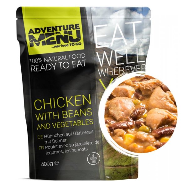 Adventure Menu | Chicken with beans and vegetables | MRE | 400g