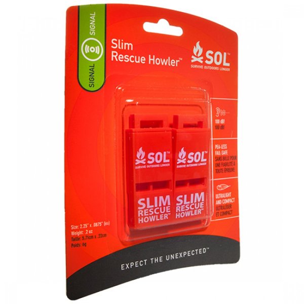 SOL Slim Rescue Howler fløjte