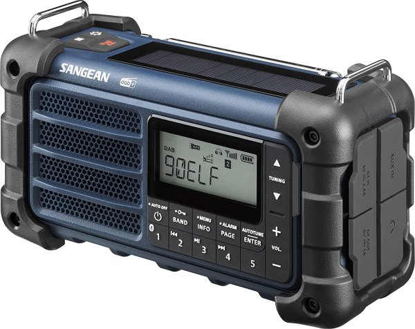 Sangean MMR99 DAB Blue | Nødradio med powerbank