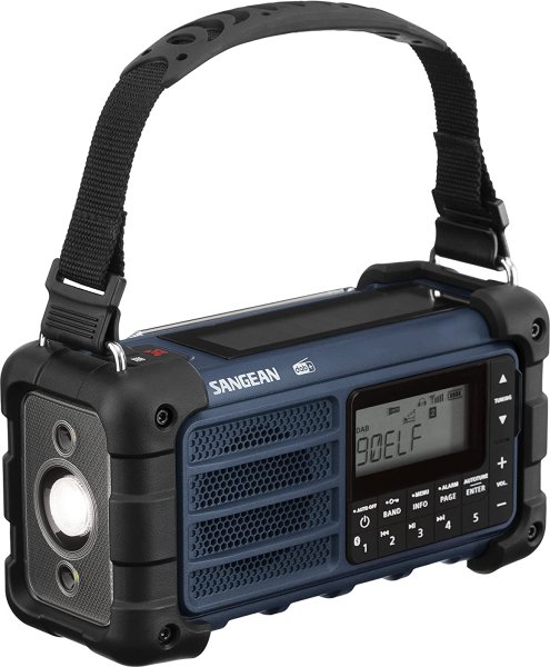 Sangean MMR99 DAB Blue | Nødradio med powerbank