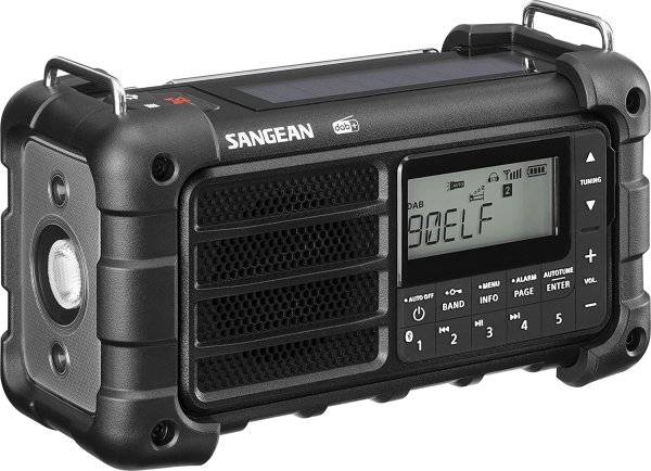 Sangean MMR99 DAB Black | Nødradio med powerbank