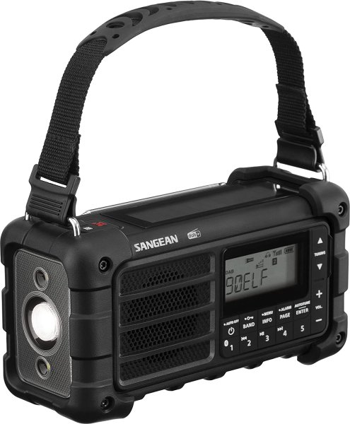 Sangean MMR99 DAB Black | Nødradio med powerbank