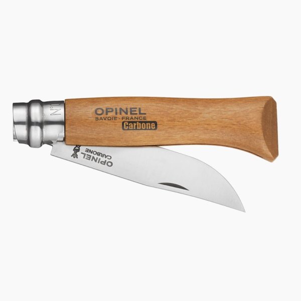 Opinel No 08 foldekniv i kulstofstål