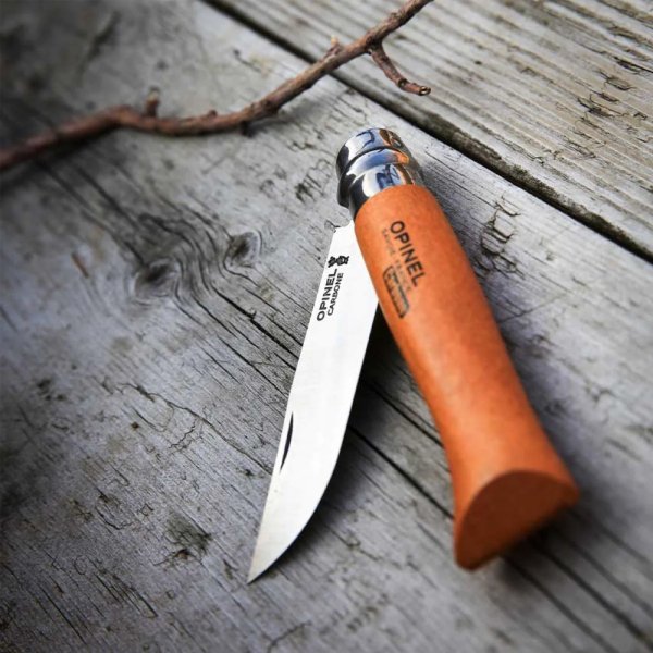 Opinel No 09 foldekniv i kulstofstål