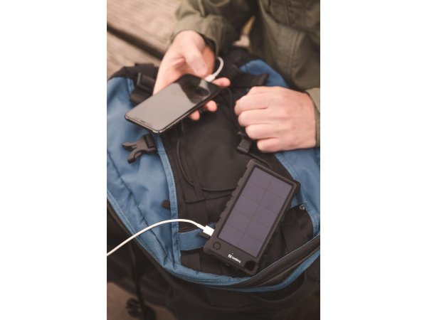 Sandberg udendørs solcelle powerbank 10 000 mAh