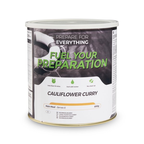 Fuel Your Preparation | Blomkål i karry | Frysetørret mad | 600g