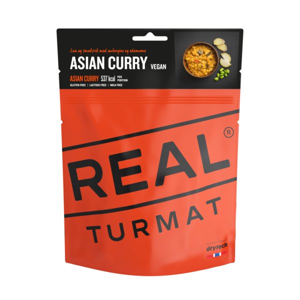 Real Turmat | Asian Curry | Frysetørret mad | 115g