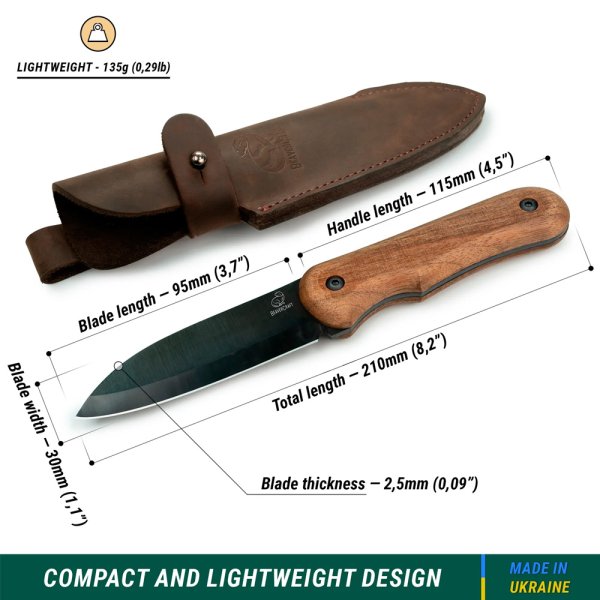 BeaverCraft Bushcraft-kniv BSH5