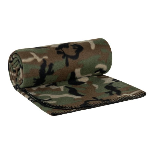 Fleecetæppe Camouflage