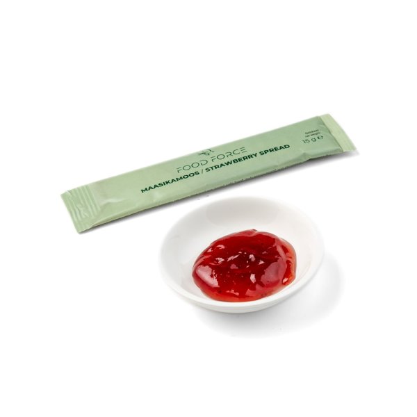 Food Force | jordbærsmørepålæg | 15g | 15g