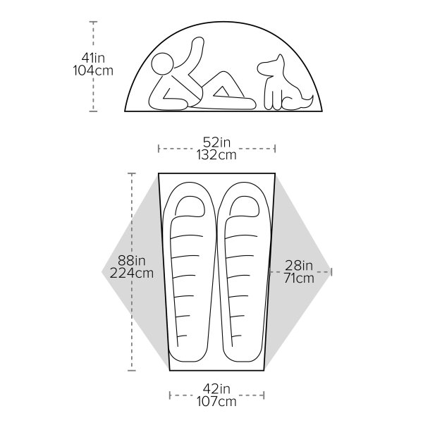 Big Agnes Copper Spur UL2 Tangelo | Telt | 2 personer