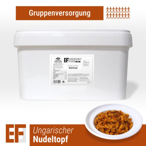Convar Emergency Food | Hungarian Pot With Beef and Noodles 3,75 kg | Frysetørret mad