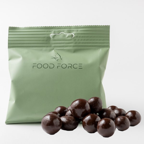 Food Force | Kirsebær i mørk chokolade | 50g | 50g