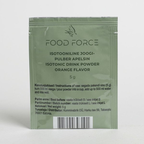Food Force | Isotonisk drikkepulver orange | 5g