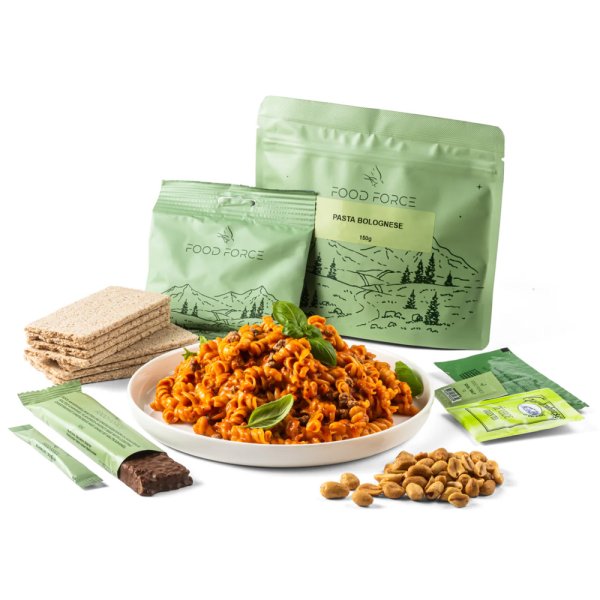 Food Force | Pasta bolognese Hovedret | Frysetørret mad | 307 g