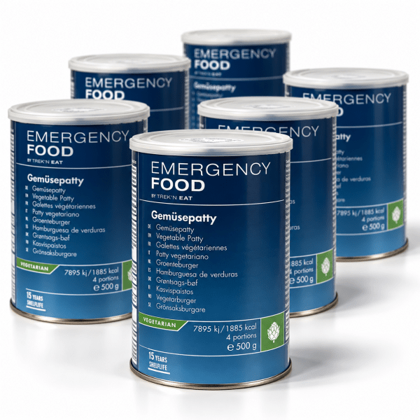 Katadyn Emergency Food | Frysetørret mad | Vegetarisk | Måltidspakke | 3800g