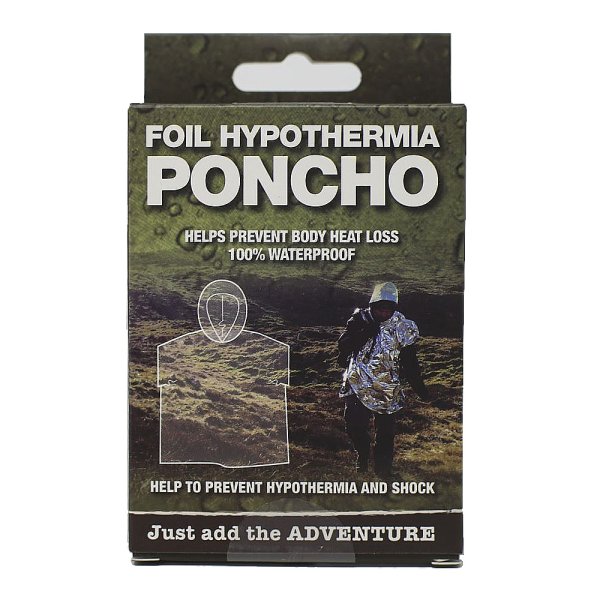 Nødhjælpstæppe poncho