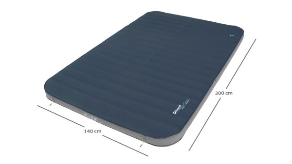 Outwell Dreamboat Double 7,5 cm | Sommersoveunderlag | Selvoppusteligt