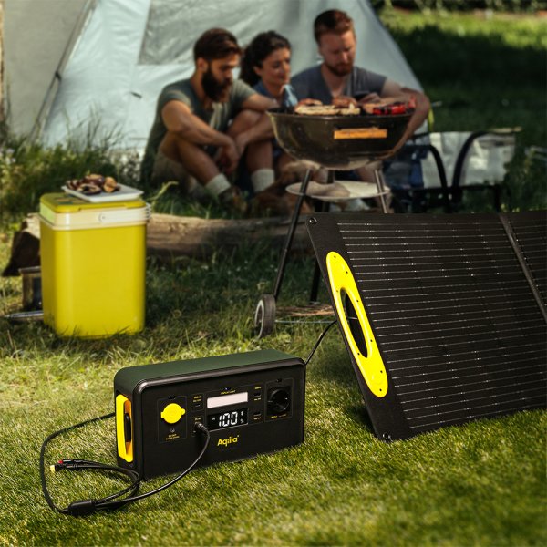 Aqiila Sunbird P100 foldbart solpanel | 100W 