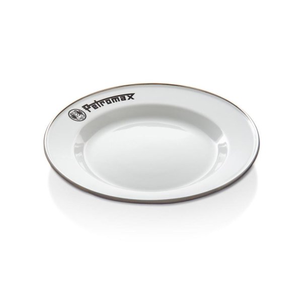 Petromax emaljetallerkener 2 stk Vita