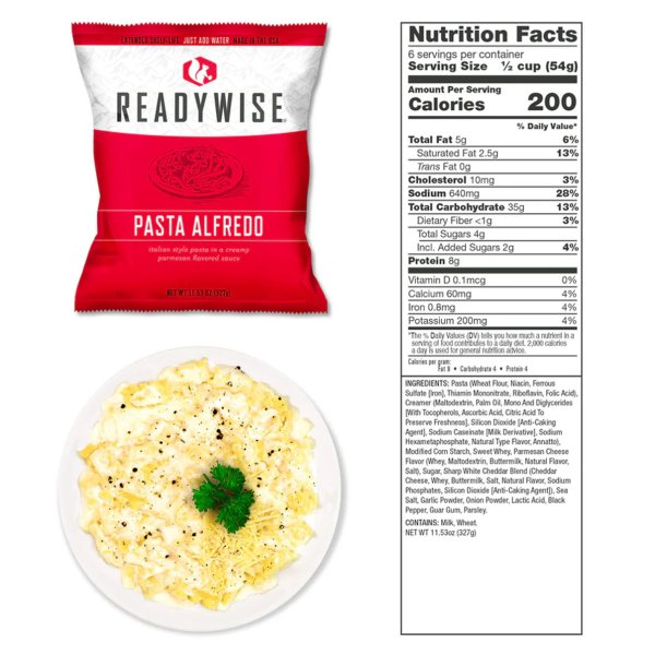 ReadyWise 28 Portions Drybag | Frysetørret mad | 1149g