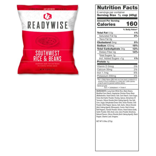 ReadyWise 28 Portions Drybag | Frysetørret mad | 1149g