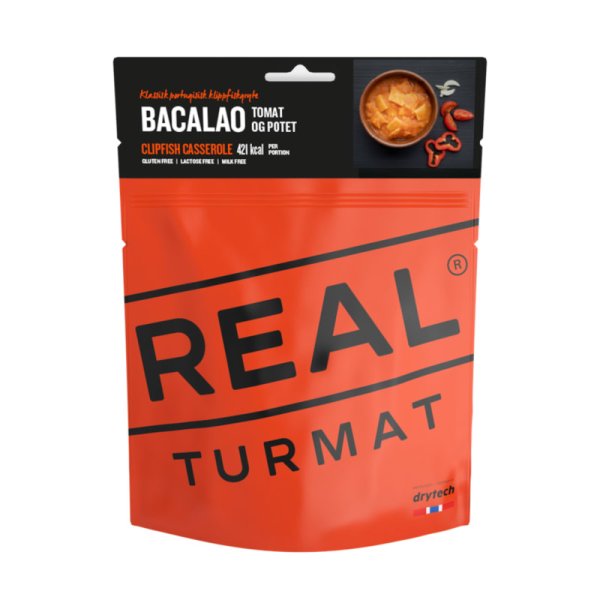 Real Turmat | Bacalao | Frysetørret mad | 85g