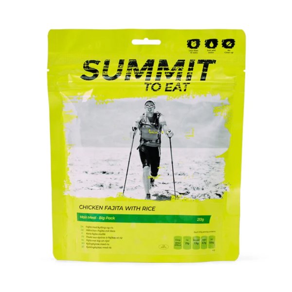 Summit To Eat | Kyllingefajita med ris | frysetørret mad | 213 g