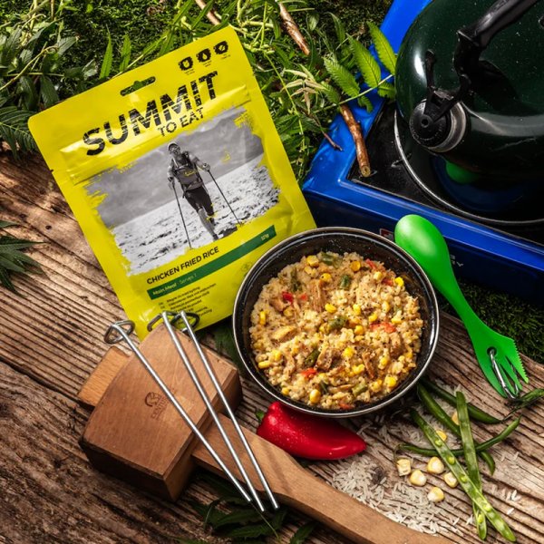 Summit To Eat | Stegte ris med kylling | Frysetørret mad | 121 g
