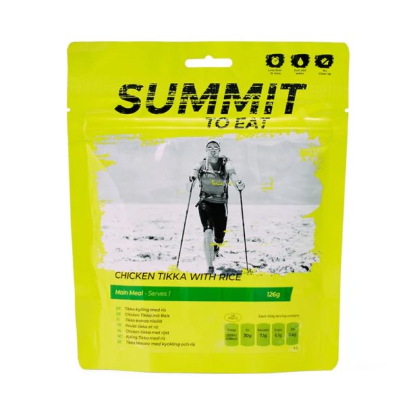 Summit To Eat | Kylling Tikka med ris | frysetørret mad | 126 g