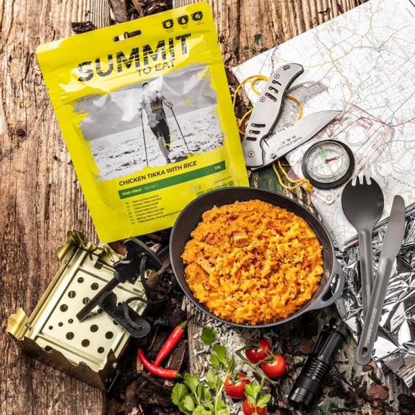 Summit To Eat | Kylling Tikka med ris | frysetørret mad | 126 g