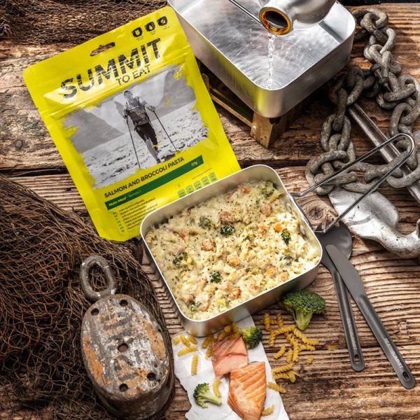 Summit To Eat | Pasta med laks og broccoli | frysetørret mad | 117 g
