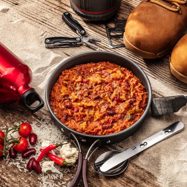 Summit To Eat | Vegetabilsk chipotle-chili med ris | frysetørret mad | 217 g