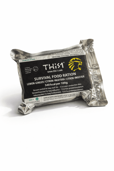 This-1 | Overlevelsesbar | Citron-ingefær | Lang holdbarhed | 100 g