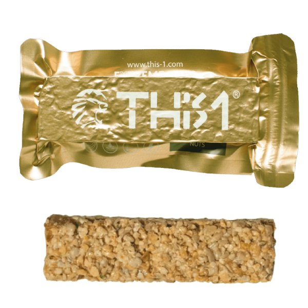 This-1 | Energy Bar | Ingefær Citron 40g | Lang holdbarhed | 40g